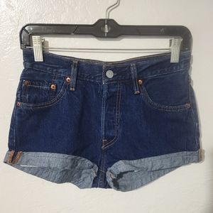 Levi's 501 denim shorts women's size W25